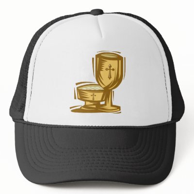 First Holy Communion Mesh Hat by doonidesigns