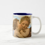 First Kiss by Bouguereau, Vintage Victorian Angels Coffee Mugs