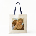 First Kiss, L'Amour et Psyché, Enfants, Bouguereau Tote Bag