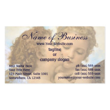 First Kiss, L'Amour et Psyché, Enfants, Bouguereau Business Card