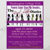 First Lady Diaries- Customizable Flyer