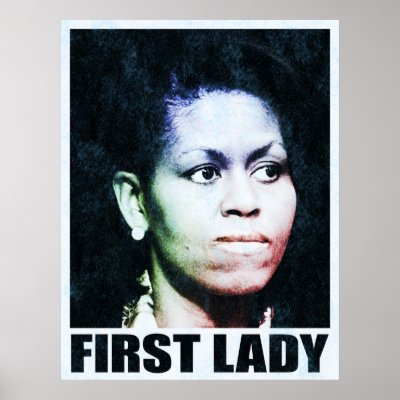 First Lady Michelle Obama Poster by jamierushad