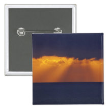 First Light over Tasman Sea, Australia Pinback Button
