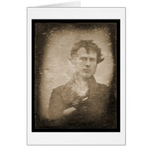 First Light Photo Daguerreotype 1839 Greeting Card