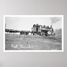 First Locomotive Alaska 1912 Posters