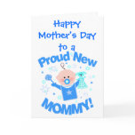 First Mother's Day Greeting Card (baby boy)