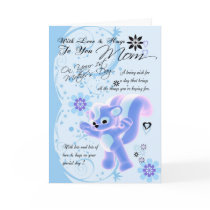 First Mother's Day..Mother's Day Card.. Little Cut