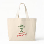 First national bank of dad bag