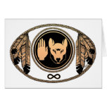First Nations Cards Metis Wolf Native Art Cards