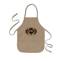 First Nations Kids Apron Wolf Art Metis Gifts