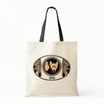 First Nations Tote Bag Wolf Native Art Gifts Metis