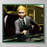 First One Off The Train Print