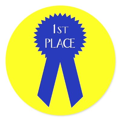 First Place Stickers by ohgeez