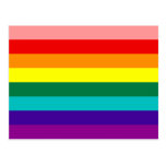 First Rainbow Gay Pride Flag Postcard