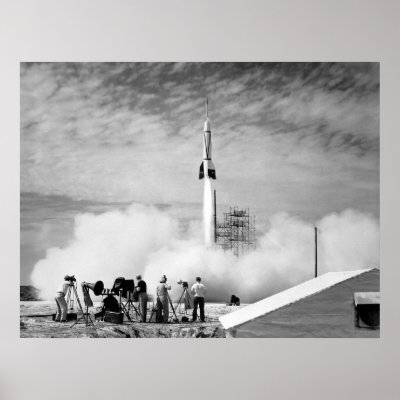 First Rocket Launch, Cape Canaveral, "Bumper 2" by harlowandcompany