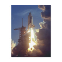 First Shuttle Launched Post Card