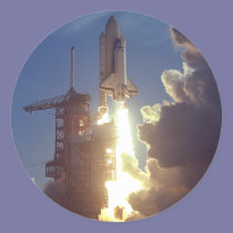 First Shuttle Launched stickers
