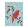 First Snow Holiday Season Postcard