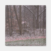 First Snow Magnet