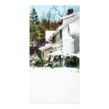 First Snow Picture Card
