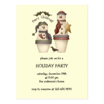 First Snowel · Merry Christmas Postcards