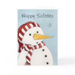 First Snowflake Solstice Card