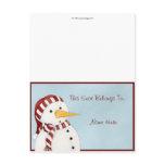 First Snowflake Table Tent