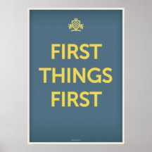 First Things First Print