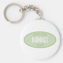 First Time Daddies Club (Green) Key Chains