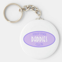 First Time Daddies Club (Purple) Keychains