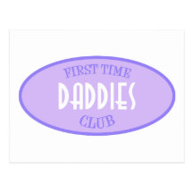 First Time Daddies Club (Purple) Postcards