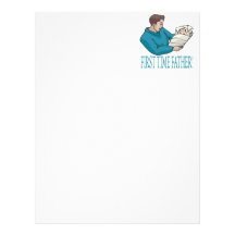 First Time Father Letterhead Design