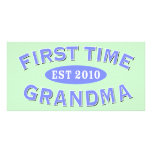 First Time Grandma 2010 Photo Card