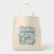 First Time Grandma of Boy Tshirts and Gifts Bags
