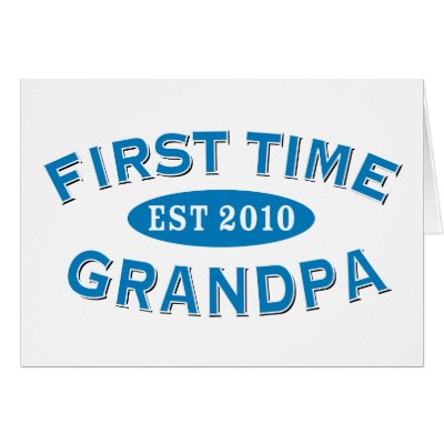First Time Grandpa Card by babyfactory