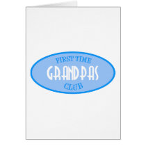 First Time Grandpas Club (Blue) Cards