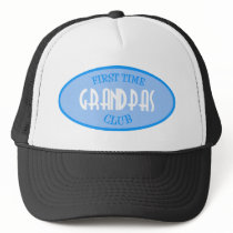 First Time Grandpas Club (Blue) Mesh Hats