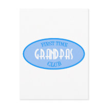 First Time Grandpas Club (Blue) Postcards