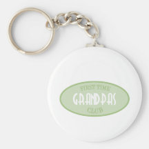 First Time Grandpas Club (Green) Keychain