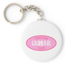 First Time Grandpas Club (Pink) Keychain