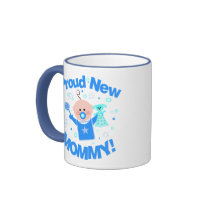 First Time Mom of Baby Boy Coffee Mug