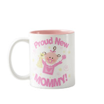 First Time Mom of Baby Girl Coffee Mug