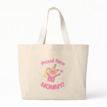 First Time Mom of Baby Girl Tote Bag