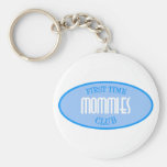 First Time Mommies Club (Blue) Key Chain