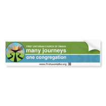 First Unitarian Church of Omaha Bumper Stickers