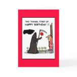 First Up, Happy Birthday !! Card