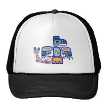 Fischadler Lachs osprey salmon Trucker Mütze