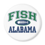 Fish Alabama Magnets