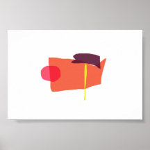 Fish and Cap Poster