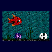 Fish and Skull posters